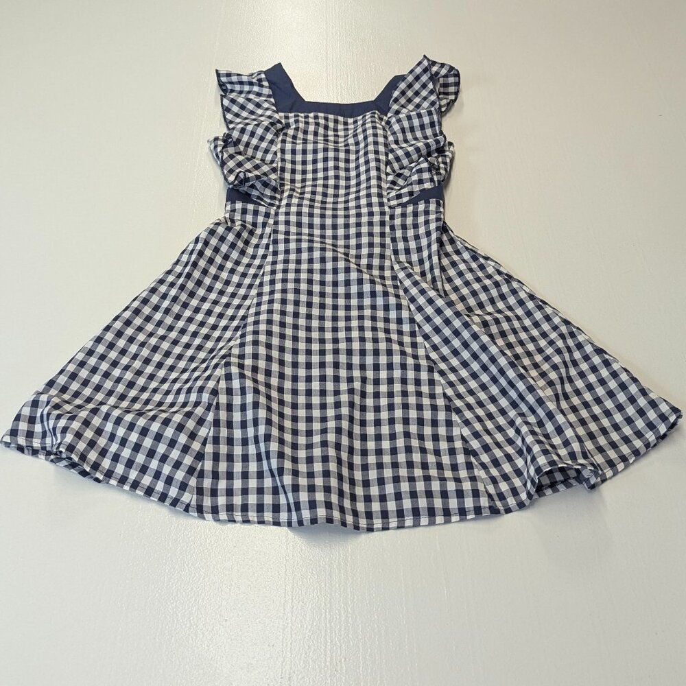 NWT BCBGirls Navy and White Gingham Dress Size 10
